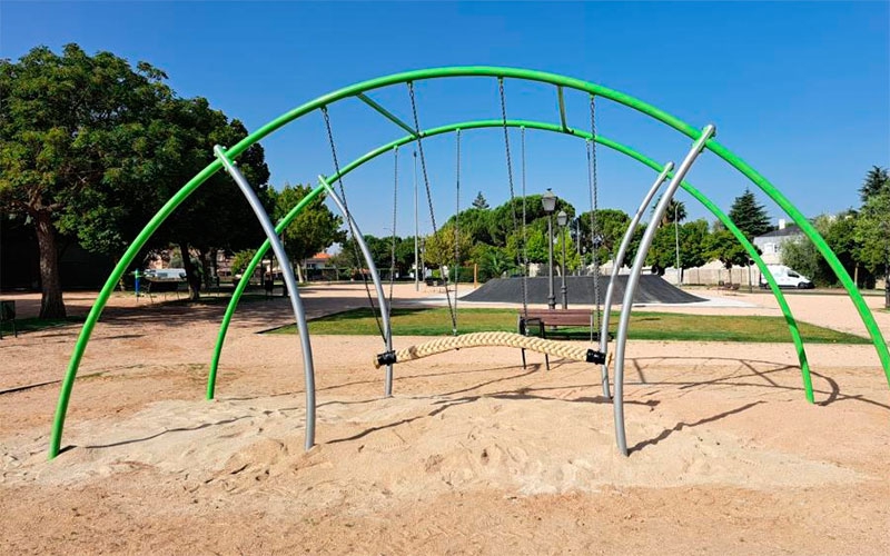 Villaviciosa de Odón | Prosiguen los trabajos de mejora de las áreas infantiles del municipio