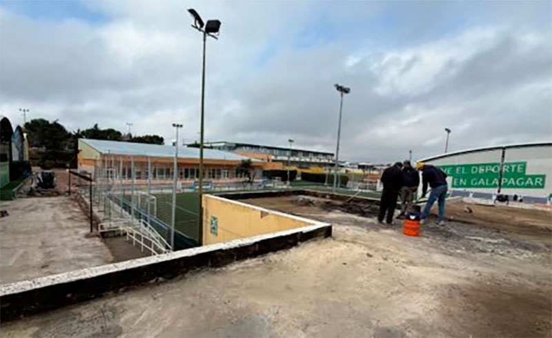 Galapagar | Arrancan las obras para poner fin al histórico problema de goteras en el Polideportivo de Galapagar