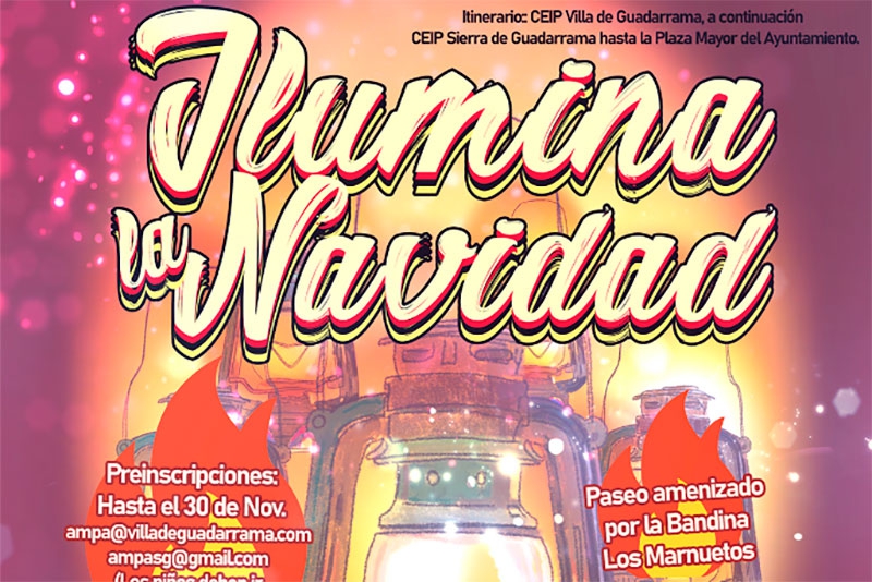 Guadarrama | Los niños y niñas de Guadarrama iluminarán la Navidad con su “Paseo de farolillos”