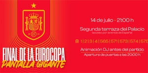 Boadilla del Monte | Boadilla instalará una pantalla gigante en la segunda terraza del Palacio para ver la final de la Eurocopa