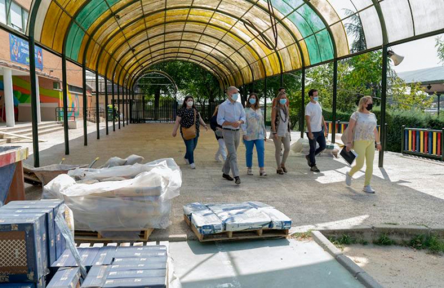 Majadahonda | Avanzan las obras en colegios públicos a las que se destinarán cerca de un millón de euros