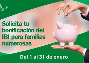 Galapagar | Las familias numerosas podrán solicitar en enero su bonificación del IBI