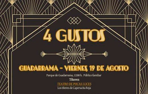 Guadarrama | Títeres, teatro, música y cine para disfrutar de “4 Gustos” en Guadarrama