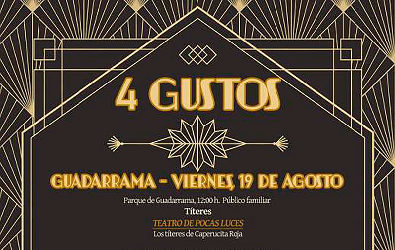 Guadarrama | Títeres, teatro, música y cine para disfrutar de “4 Gustos” en Guadarrama