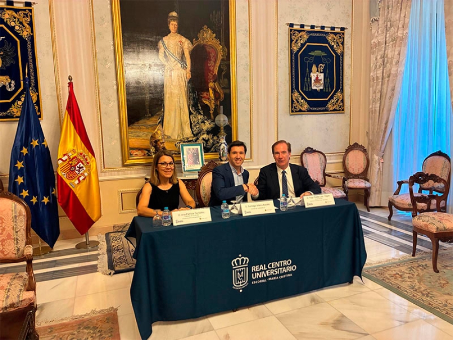 Valdemorillo | El Ayuntamiento firma un importante convenio de colaboración con el Real Colegio Universitario María Cristina-CEU