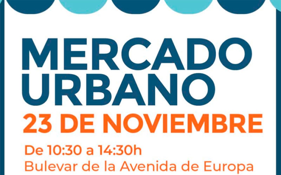 Pozuelo de Alarcón | Pozuelo de Alarcón celebra este domingo la nueva edición del Mercado Urbano en la Avenida de Europa