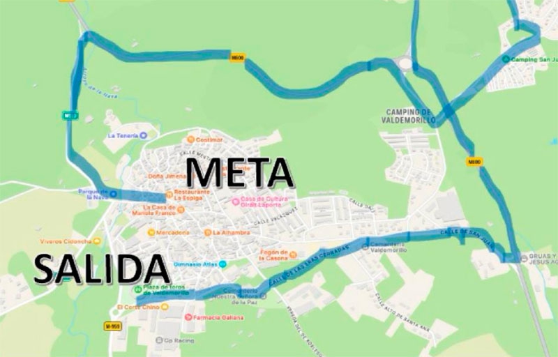 Valdemorillo | Cierre al tráfico del circuito urbano donde este miércoles arranca la Vuelta Ciclista a Madrid 2024