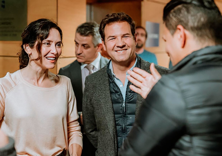 Las Rozas | Díaz Ayuso y De la Uz, en la presentación de la nueva web de turismo VisitLasRozas