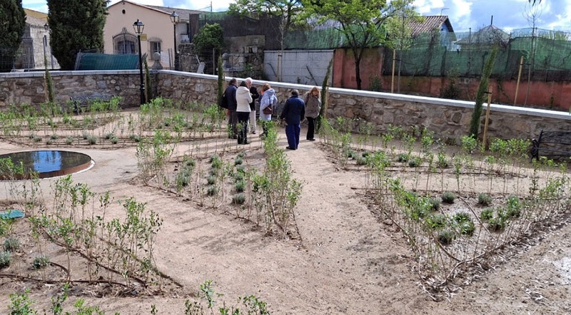 Chapinería | El proyecto del jardín del Palacio de la Sagra de Chapinería entra en su recta final