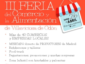 Villaviciosa de Odón | La III Feria del Comercio y la Alimentación contará con la presencia de 44 negocios y empresas de la localidad