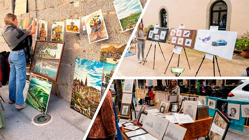 San Lorenzo de El Escorial | El Arte Sale a la Calle congrega a una treintena de creadores este fin de semana
