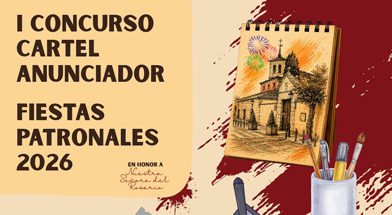 Chapinería | Convocado el I Concurso del cartel anunciador de las Fiestas Patronales de Chapinería 2026