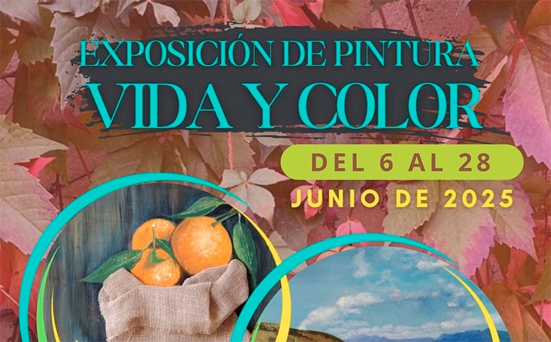 Los Molinos | Nueva exposición de pintura en la Casa Museo Julio Escobar: «Vida y color»