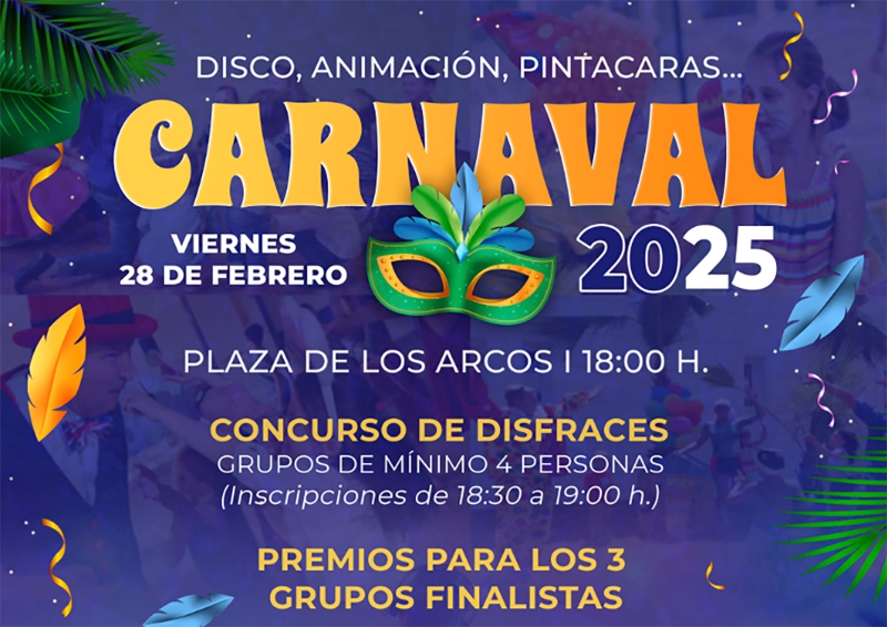 Sevilla la Nueva | Sevilla la Nueva celebra el Carnaval 2025 con un concurso de disfraces, disco y animación