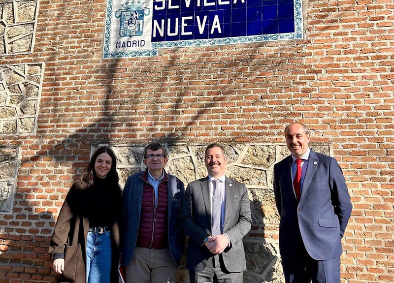 Sevilla la Nueva | El consejero de Cultura visita Sevilla la Nueva para impulsar la conservación del Palacio de Baena como principal patrimonio del municipio