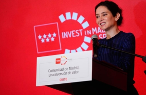 Díaz Ayuso viajó a Ecuador para seguir estrechando lazos institucionales y económicos con países de Hispanoamérica