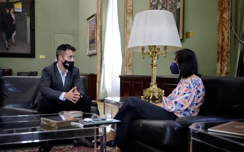 El Escorial | Primera reunión entre el alcalde de El Escorial y la delegada del Gobierno en Madrid