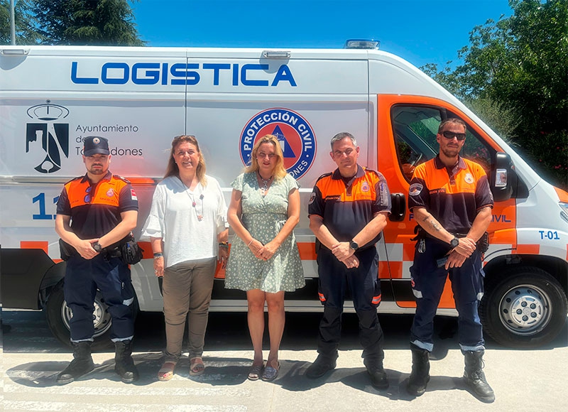 Torrelodones | El Servicio de Protección Civil de Torrelodones cuenta con un nuevo vehículo para logística