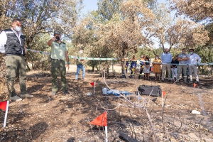 Sevilla la Nueva | Simulacro de las Brigadas de Investigación de Incendios Forestales