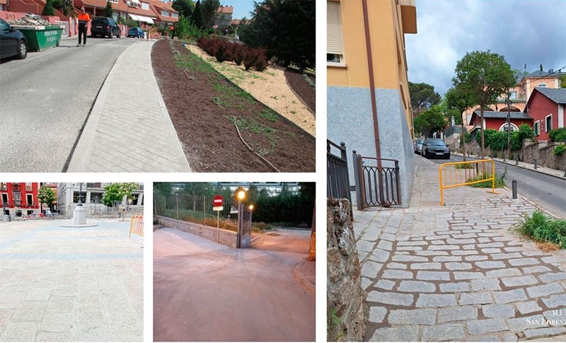 San Lorenzo de El Escorial | La Comunidad de Madrid refuerza al Servicio municipal de Obras para la puesta a punto de aceras y calzadas