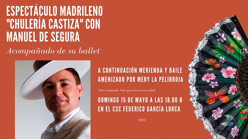 Humanes de Madrid  | La Concejalía de Mayores organiza un espectáculo castizo en el CSC Federico García Lorca