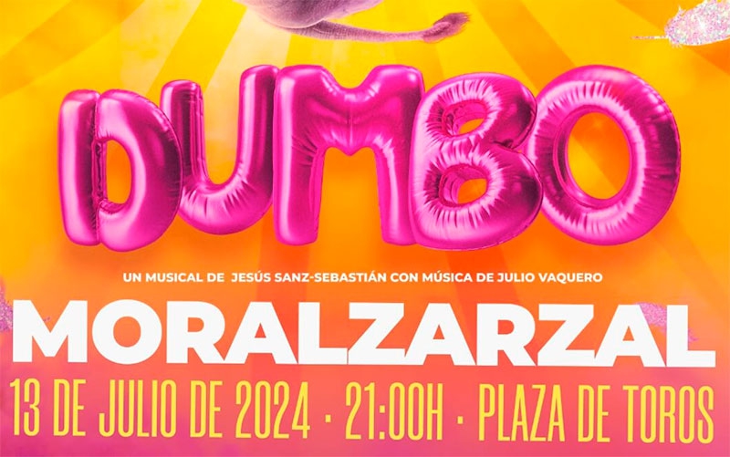Moralzarzal | F-Estival en la Plaza nos trae a Moralzarzal, Dumbo El Musical, el 13 de julio
