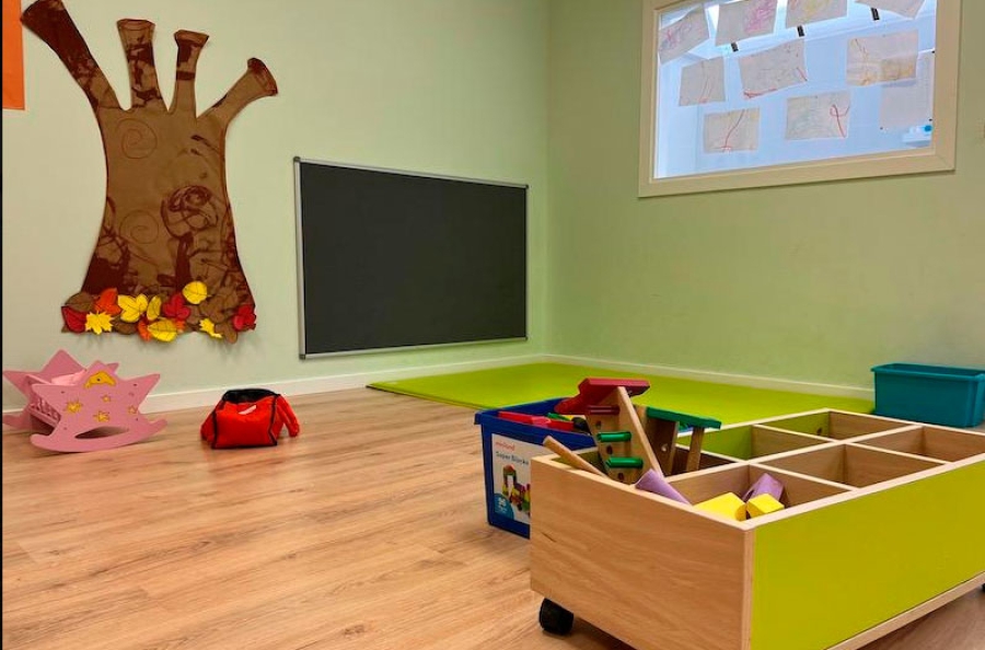 Majadahonda | Álvarez Ustarroz visita las nuevas aulas de Educación Infantil del Colegio San Pío X