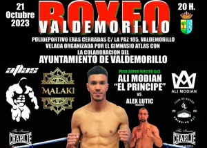 Valdemorillo | Ali ‘El Príncipe’ Modian vuelve a saltar al ring este sábado ante su afición