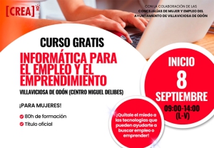 Villaviciosa de Odón | Curso gratuito de Informática para el empleo y el emprendimiento dirigido a mujeres