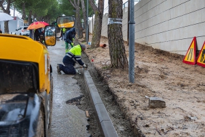 Boadilla del Monte | Comienzan las obras de acerado en la calle Río Jarama