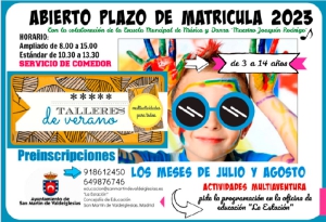 San Martín de Valdeiglesias | Abiertas las inscripciones para los talleres de verano