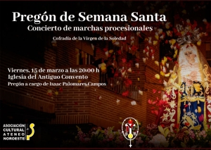 Boadilla del Monte |  La Semana Santa arrancará en Boadilla este viernes con el pregón que ofrecerá la Cofradía de la Virgen de la Soledad