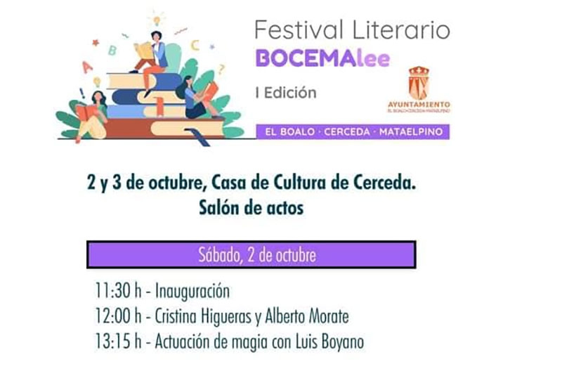 El Boalo, Cerceda, Mataelpino | Festival Literario BOCEMAlee