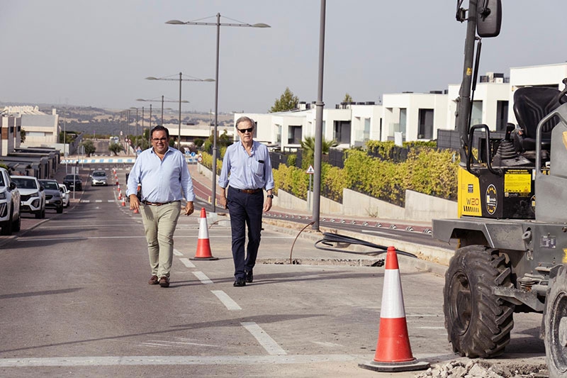 Boadilla del Monte | En marcha las obras de reordenación de la calle Méndez Núñez, en Cortijo Sur