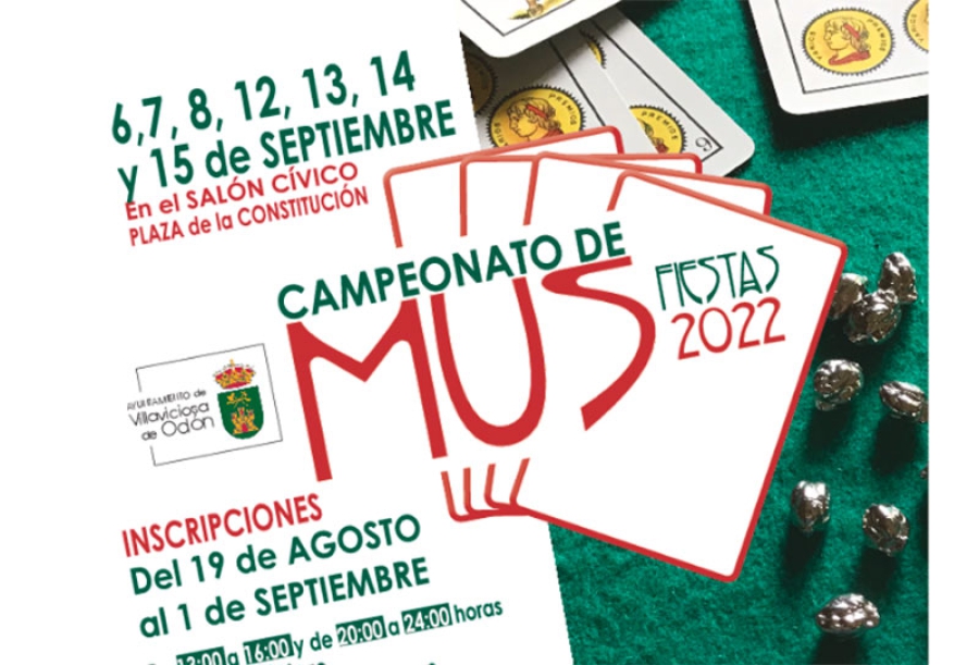 Villaviciosa de Odón | El ayuntamiento vuelve a organizar el tradicional Campeonato de Mus tras dos años debido a la pandemia