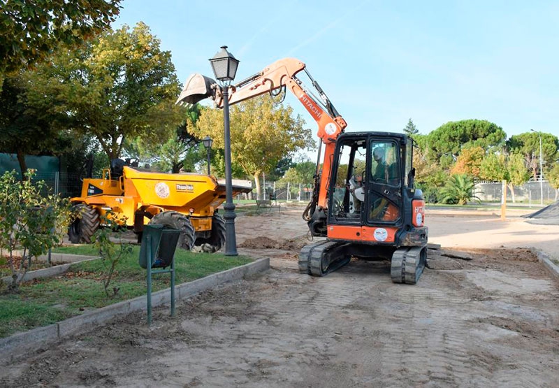 Villaviciosa de Odón | Comienzan los trabajos de rehabilitación del parque 150 aniversario