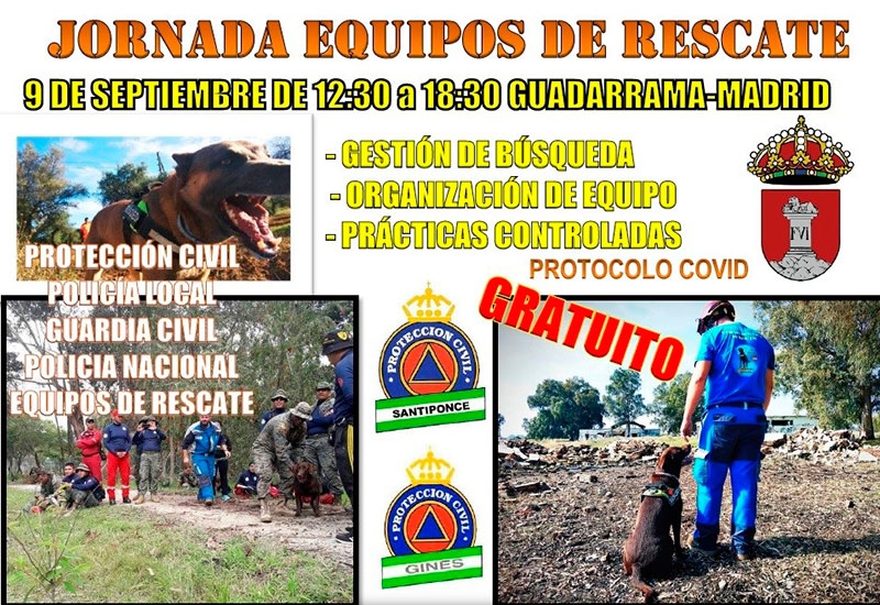 Guadarrama | Jornada de Equipos de Rescate para Fuerzas y Cuerpos de Seguridad y Protección Civil