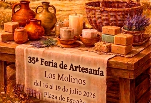 Los Molinos | Los Molinos celebrará la 35ª edición de su emblemática Feria-Mercado de Artesanía en julio