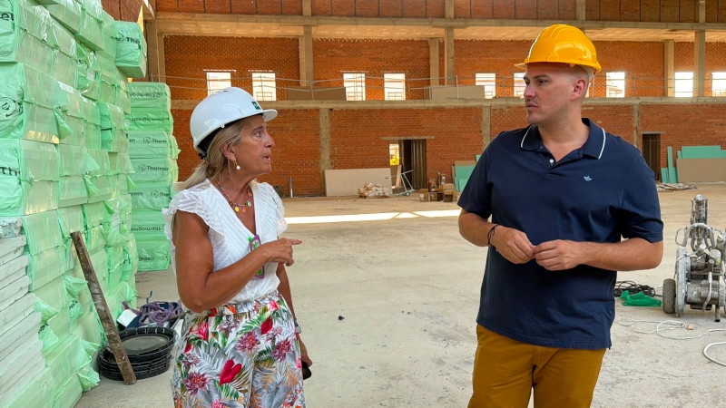 Collado Villalba | Las obras del Pabellón Multipistas de Collado Villalba avanzan a buen ritmo