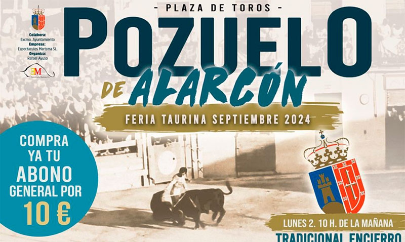 Pozuelo de Alarcón | Encierros, concursos de recortes, novilladas con y sin picadores conforman el cartel taurino de las fiestas de Pozuelo