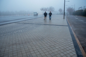 Boadilla del Monte | El Ayuntamiento construye casi 900 metros de acera para facilitar el acceso al Recinto Ferial