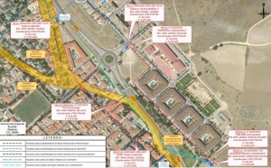 Brunete | Brunete dice adiós a postes y cables aéreos con el soterramiento de más de 1 kilómetro de tendido eléctrico