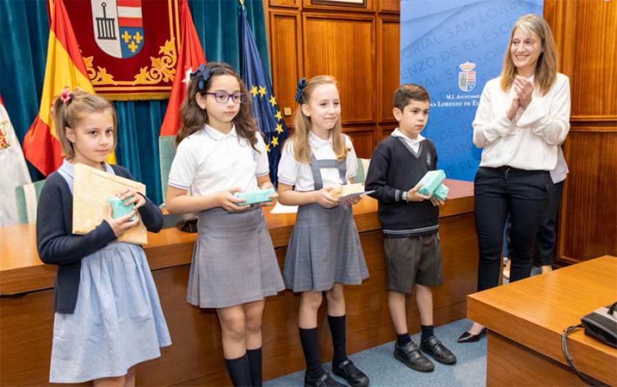 San Lorenzo de El Escorial | Entregados los premios del concurso de redacción escolar “Un rincón de San Lorenzo”