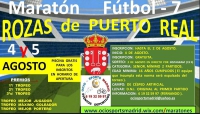 Rozas de Puerto Real | Abierto el plazo de inscripción para el Maratón de Fútbol 7 Senior que se disputará en agosto