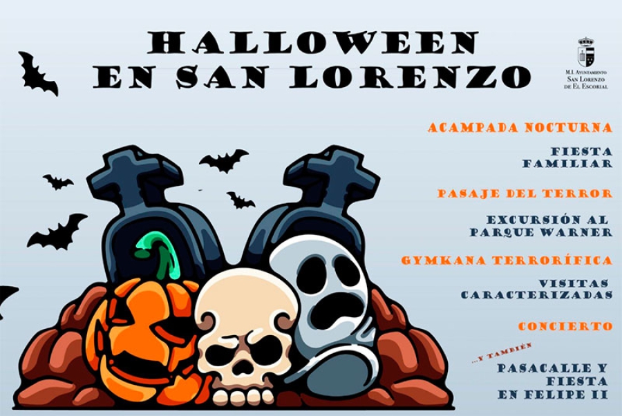 San Lorenzo de El Escorial | Halloween con pasaje del terror, gymkana terrorífica, acampada nocturna, visitas caracterizadas… y mucho más