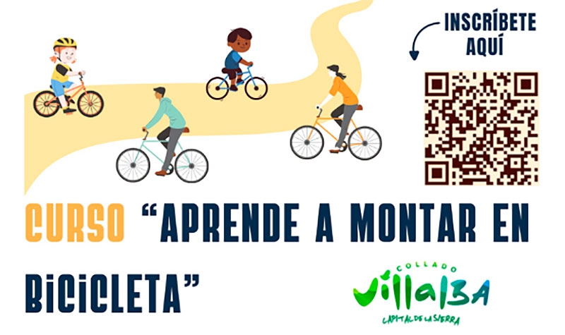 Collado Villalba | Curso gratuito para aprender a montar en bicicleta