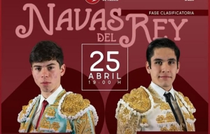 Navas del Rey | Julio Méndez vs Jairo López en la novillada con picadores el 25 de abril en Navas del Rey