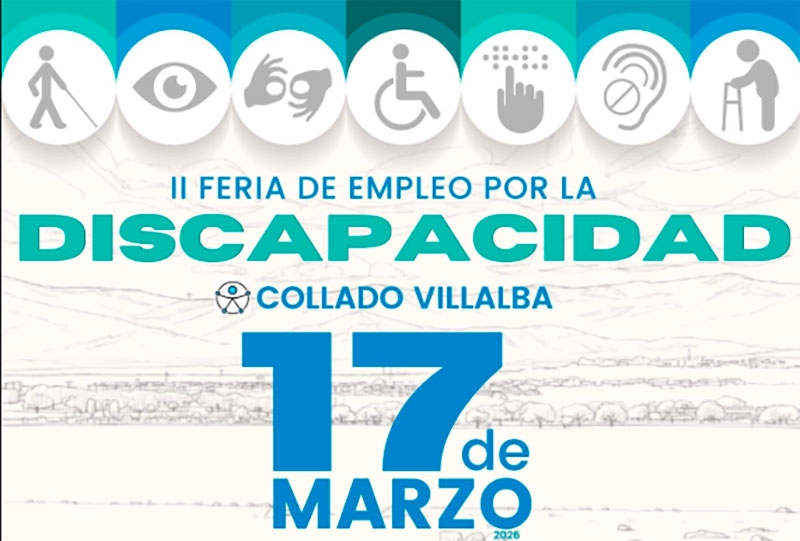 Collado Villalba | II Feria de Empleo por la Discapacidad de Collado Villalba, el 17 de marzo en el Centro de Iniciativas Municipales