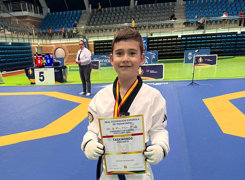 Navalcarnero | Theo George, Campeón de España en Taekwondo