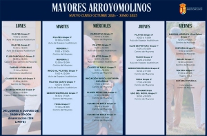 Arroyomolinos | Arroyomolinos abre el plazo de solicitudes para las actividades del Centro de Mayores